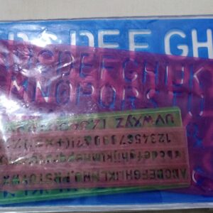 SET DE 4 REGLAS DE LETRAS